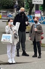 MADELAINE PETSCH and Miles Chamley-Watson Out for Coffee in Vancouver 03/02/2021