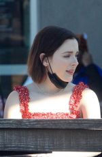 MADISON DAVENPORT Out for Lunch at Starbucks in Los Angeles 02/28/2021