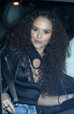 MADISON PETTIS and Chase Claypool Out for Dinner in Los Angeles 03/27/2021