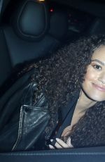 MADISON PETTIS and Chase Claypool Out for Dinner in Los Angeles 03/27/2021
