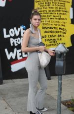 MADS LEWIS Arrives at Dogpound Gym in West Hollywood 03/11/2021