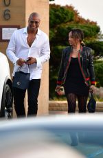 MALIKA HAQQ and Dorion Renaud at Nobu in Malibu 03/26/2021