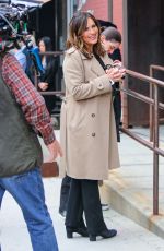 MARISKA HARGITAY on the Set of Law and Erder: Special Victims Unit in New York 03/11/2021