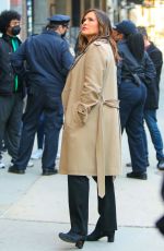 MARISKA HARGITAY on the Set of Law and Erder: Special Victims Unit in New York 03/11/2021