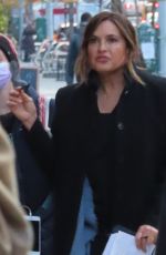 MARISKA HARGITAY on the Set of Law and Order: Special Victims Unit 03/03/2021