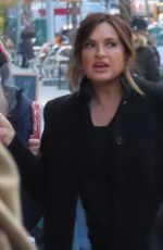 MARISKA HARGITAY on the Set of Law and Order: Special Victims Unit 03/03/2021