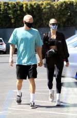 MARLOES STEVENS Heading to a Gym in Beverly Hills 03/06/2021