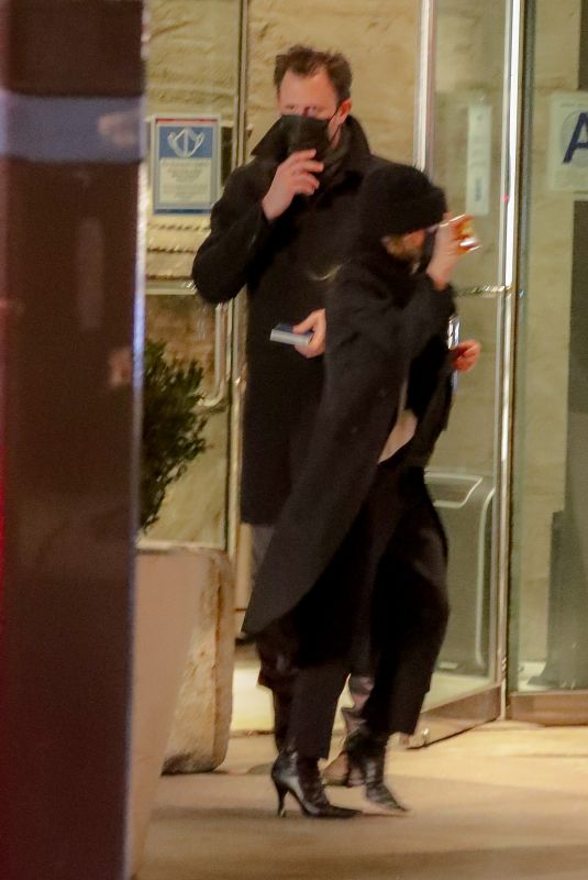MARY KATE OLSEN and John Cooper Night Out in New York 02/26/2021