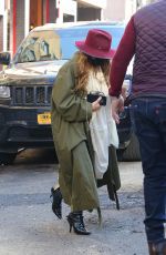MARY KATE OLSEN Out for Iced Coffee in New York 03/10/2021