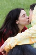 MATILDA DE ANGELIS and William Mezzanotte at a Park in Rome 03/25/2021