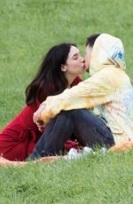 MATILDA DE ANGELIS and William Mezzanotte at a Park in Rome 03/25/2021