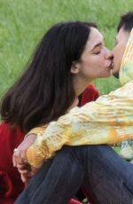MATILDA DE ANGELIS and William Mezzanotte at a Park in Rome 03/25/2021