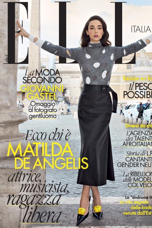 MATILDA DE ANGELIS in Elle Magazine, Italy March 2021