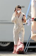MATILDA DE ANGELIS on the set of Robbing Mussolini in Rome 03/19/2021