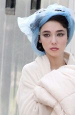 MATILDA DE ANGELIS on the Set of Robbing Mussolini in Rome 03/23/2021