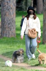 MATILDA DE ANGELSI Out at a Park in Rome 03/21/2021