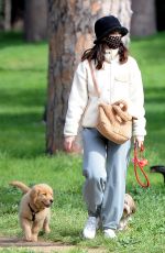 MATILDA DE ANGELSI Out at a Park in Rome 03/21/2021