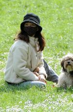 MATILDA DE ANGELSI Out at a Park in Rome 03/21/2021