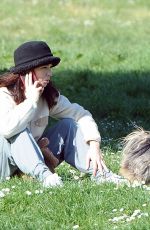 MATILDA DE ANGELSI Out at a Park in Rome 03/21/2021