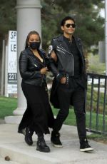 MAXINE JONES on the Set of a Music Video in West Hollywood 03/12/2021