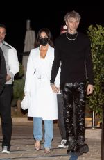 MEGAN FOX and Machine Gun Kelly Arrives at Nobu in Malibu 03/13/2021