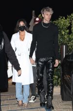 MEGAN FOX and Machine Gun Kelly Arrives at Nobu in Malibu 03/13/2021