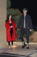 MEGAN FOX and Machine Gun Kelly Arrives at Nobu in Malibu 03/18/2021