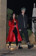 MEGAN FOX and Machine Gun Kelly Arrives at Nobu in Malibu 03/18/2021