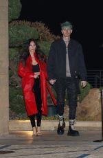 MEGAN FOX and Machine Gun Kelly Arrives at Nobu in Malibu 03/18/2021