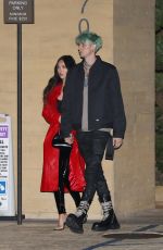 MEGAN FOX and Machine Gun Kelly Arrives at Nobu in Malibu 03/18/2021