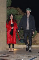 MEGAN FOX and Machine Gun Kelly Arrives at Nobu in Malibu 03/18/2021