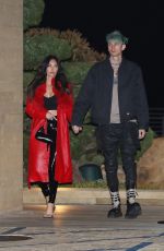 MEGAN FOX and Machine Gun Kelly Arrives at Nobu in Malibu 03/18/2021