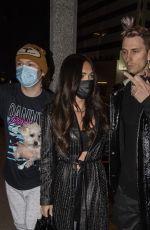 MEGAN FOX and Machine Gun Kelly at Boa Steakhouse in Los Angeles 03/05/2021