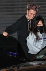 MEGAN FOX and Machine Gun Kelly at Nobu in Malibu 03/01/2021