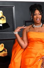 MEGAN THEE STALLION at 2021 Grammy Awards in Los Angeles 03/14/2021