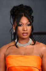 MEGAN THEE STALLION at 2021 Grammy Awards in Los Angeles 03/14/2021