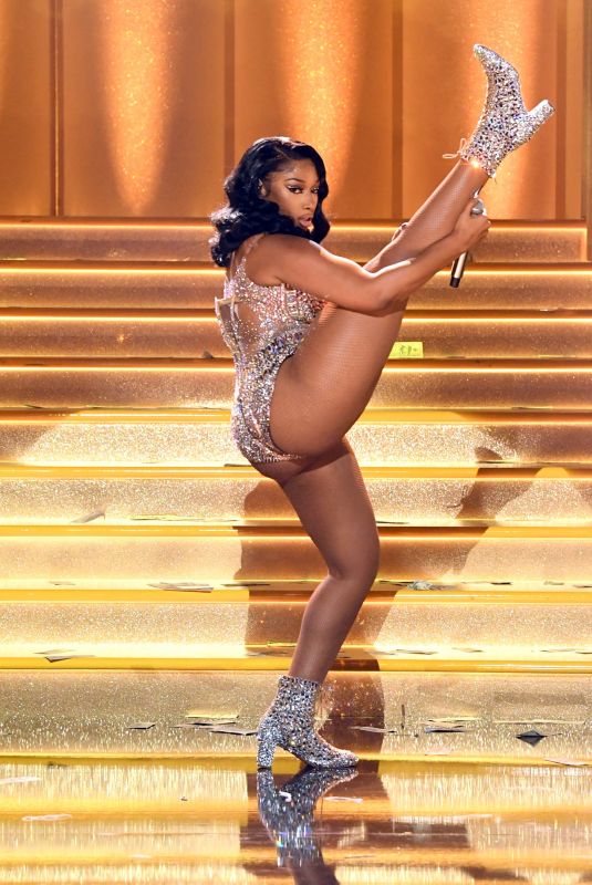 MEGAN THEE STALLION Performs at 63rd Annual Grammy Awards 03/14/2021