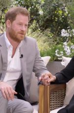 MEGHAN MARKLE and Prince Harry on Interview with Oprah Winfrey, March 2021