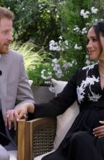 MEGHAN MARKLE and Prince Harry on Interview with Oprah Winfrey, March 2021