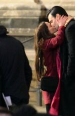 MELANIE ZANETI on the Set of Rapture in Florence 03/14/2021
