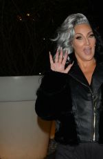 MICHELLE VISAGE Leaves BBC Studios in London 03/13/2021