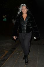 MICHELLE VISAGE Leaves BBC Studios in London 03/13/2021