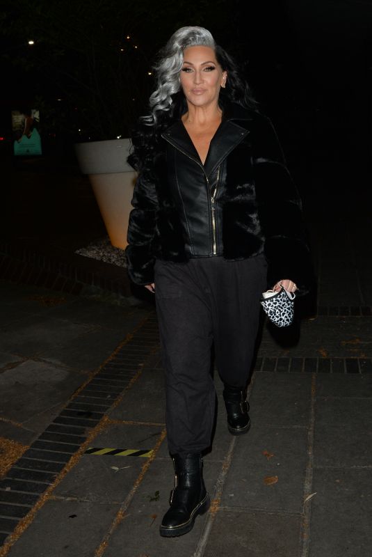 MICHELLE VISAGE Leaves BBC Studios in London 03/13/2021