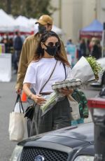 MILA KUNIS at Farmers Market in Los Angeles 03/07/2021