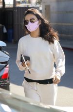 MILA KUNIS Leaves a Skin Care Clinic in West Hollywood 03/19/2021