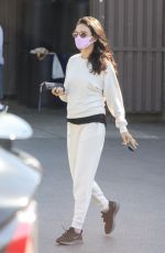 MILA KUNIS Leaves a Skin Care Clinic in West Hollywood 03/19/2021