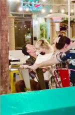MILEY CYRUS at Village Pub in Palm Springs 03/06/2021
