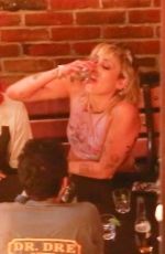 MILEY CYRUS Night Out in Los Angeles 03/26/2021