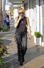 MILEY CYRUS Out and About in Beverly Hills 03/30/2021