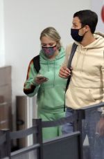 MIRANDA LAMBERT and Brendan Mcloughlin at LAX Airport in Los Angeles 03/06/2021